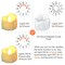 12 Pieces LED Timer Tea Lights Battery Operated, Flameless Flickering Timer Votive Tealight Fake Candle Bulk for Christmas Halloween Decorations